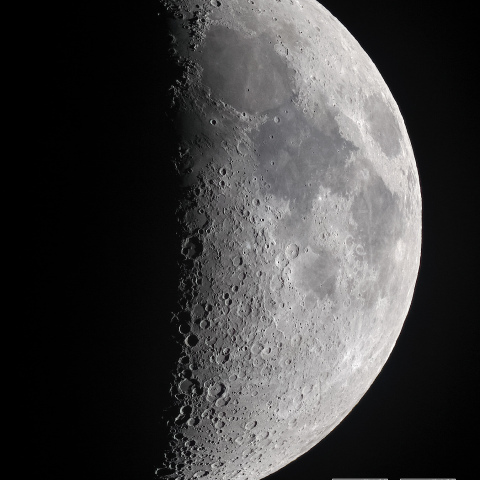 月面 X（月齢 7.0）