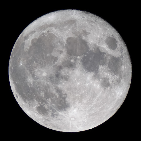 月齢 14.5（満月）