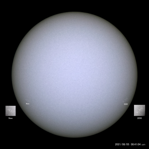太陽黒点 (2021/08/05)