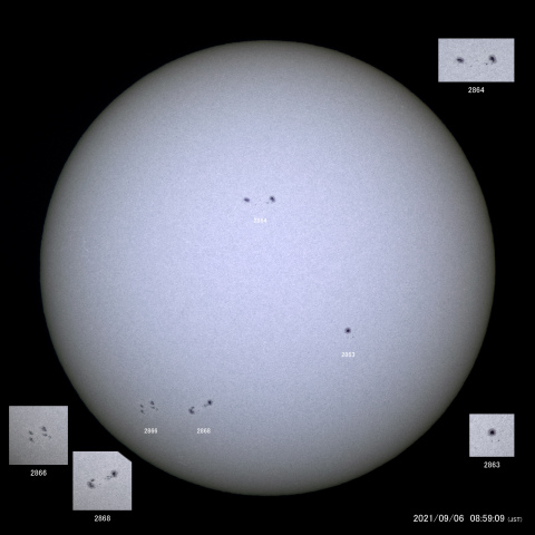 太陽黒点 (2021/09/06)
