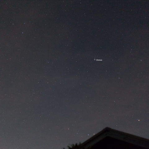 衝を迎えた天王星