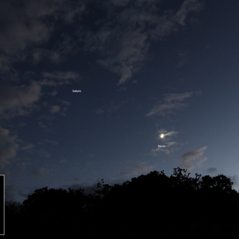 月と金星＆土星＆木星