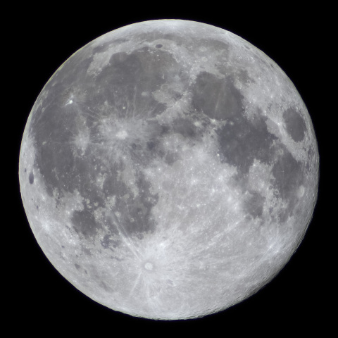 コールドムーン（月齢 15.3）