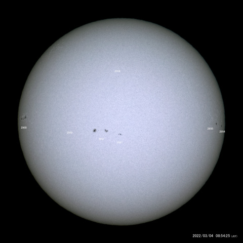 太陽黒点 (2022/03/04)