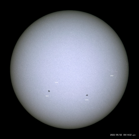 太陽黒点 (2022/05/02)