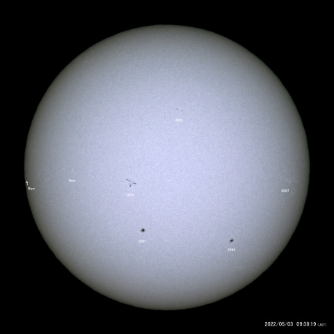 太陽黒点 (2022/05/03)