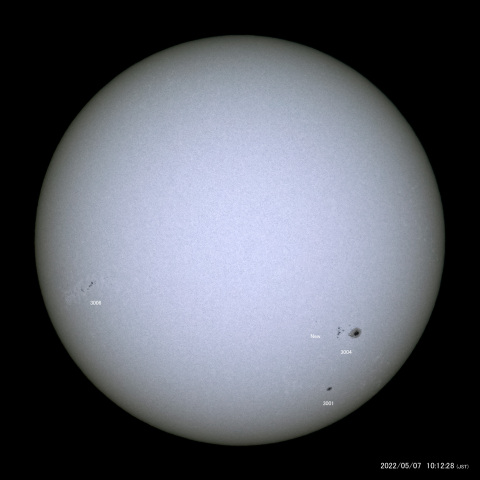 太陽黒点 (2022/05/07)