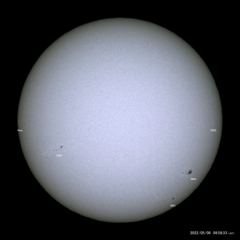 太陽黒点 (2022/05/08)