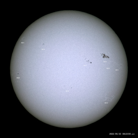 太陽黒点 (2022/05/23)