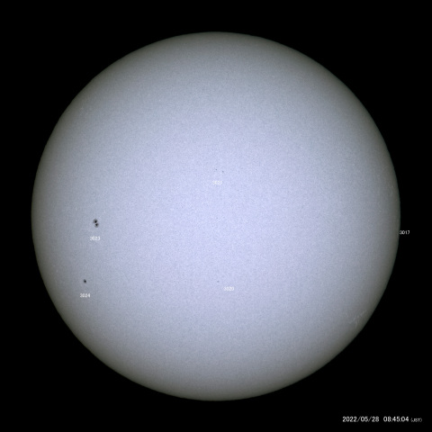 太陽黒点 (2022/05/28)