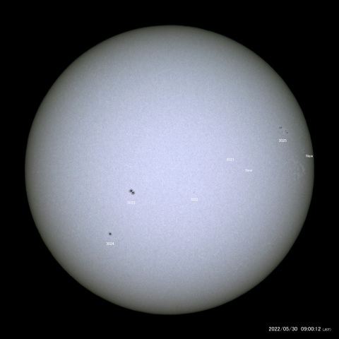太陽黒点 (2022/05/30)