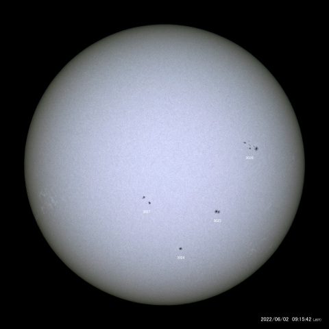 太陽黒点 (2022/06/02)