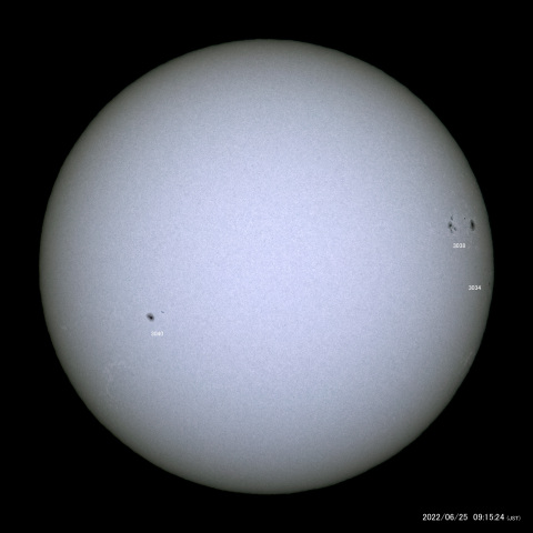 太陽黒点 (2022/06/25)