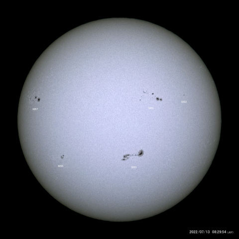 太陽黒点 (2022/07/13)
