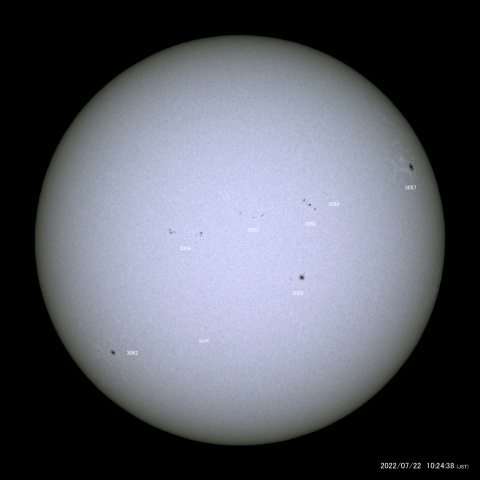 太陽黒点 (2022/07/22)