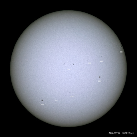 太陽黒点 (2022/07/23)