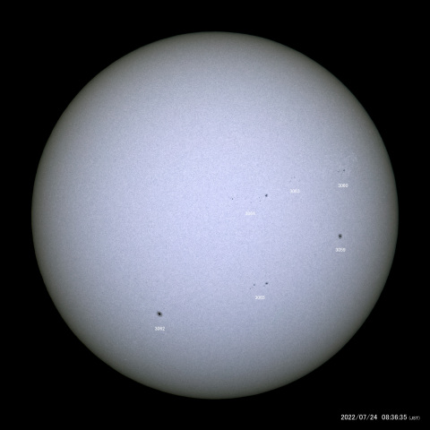 太陽黒点 (2022/07/24)