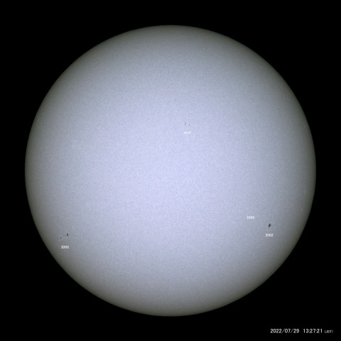 太陽黒点 (2022/07/29)