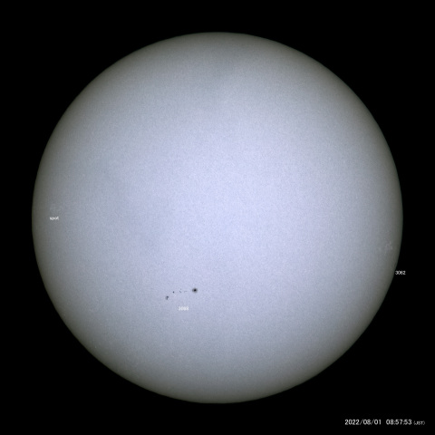 太陽黒点 (2022/08/01)