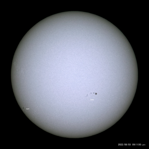 太陽黒点 (2022/08/03)