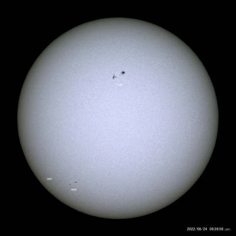 太陽黒点 (2022/08/24)
