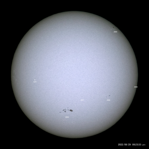 太陽黒点 (2022/08/29)
