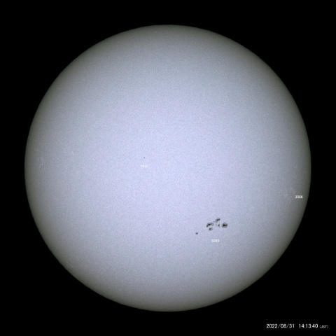 太陽黒点 (2022/08/31)
