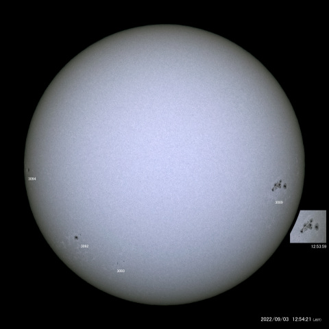 太陽黒点 (2022/09/03)