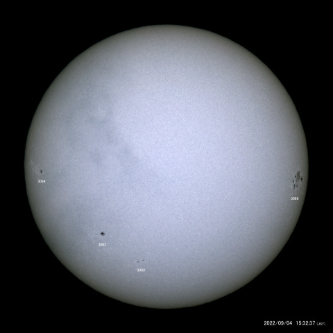 太陽黒点 (2022/09/04)