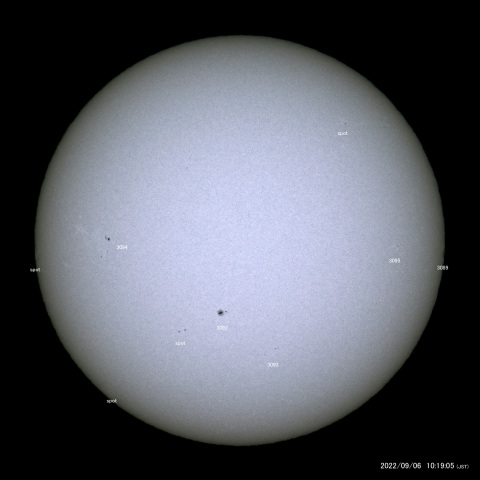 太陽黒点 (2022/09/06)