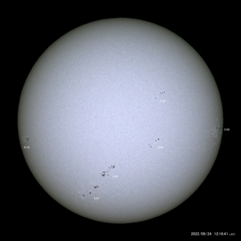 太陽黒点 (2022/09/24)
