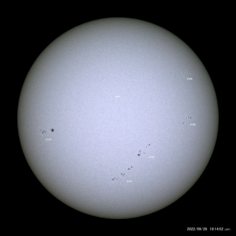 太陽黒点 (2022/09/25)
