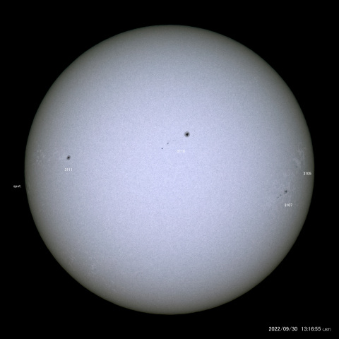 太陽黒点 (2022/09/30)