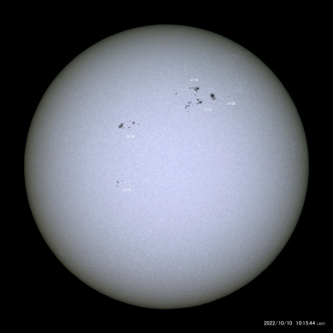 太陽黒点 (2022/10/10)