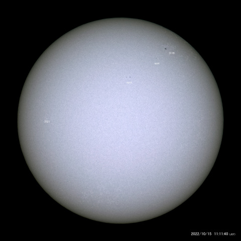 太陽黒点 (2022/10/15)