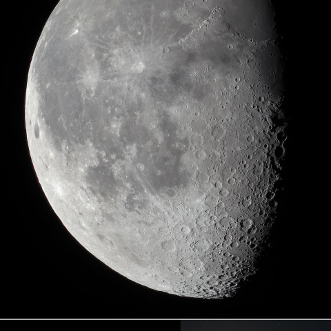 月齢 19.7＋火星の接近