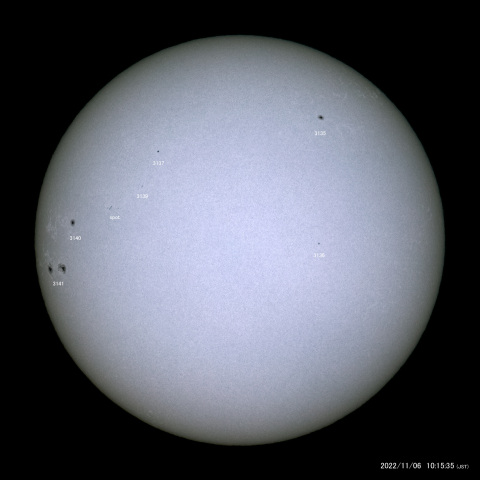 太陽黒点 (2022/11/06)
