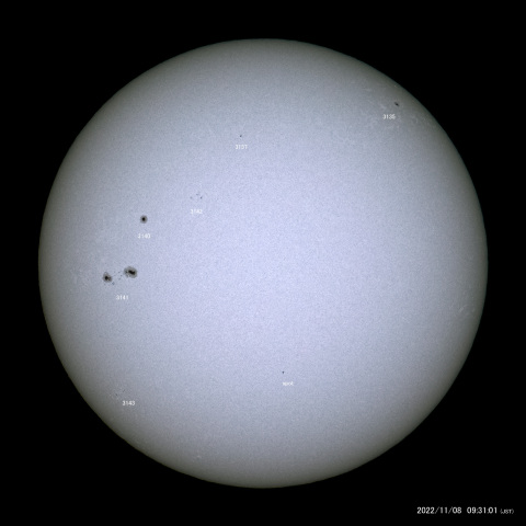 太陽黒点 (2022/11/08)