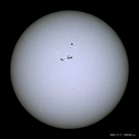 太陽黒点 (2022/11/11)
