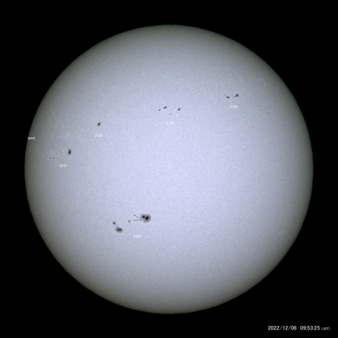 太陽黒点 (2022/12/06)
