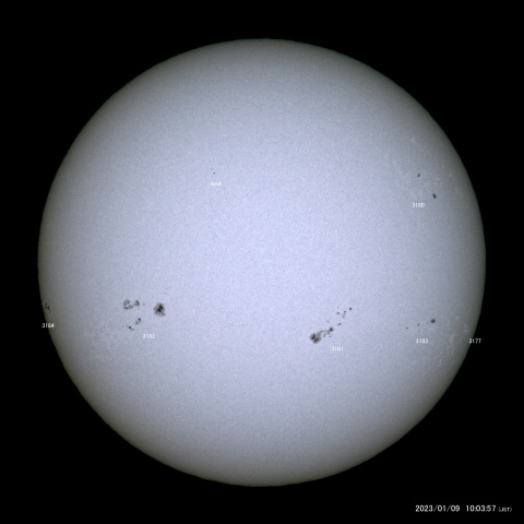 太陽黒点 (2023/01/09)