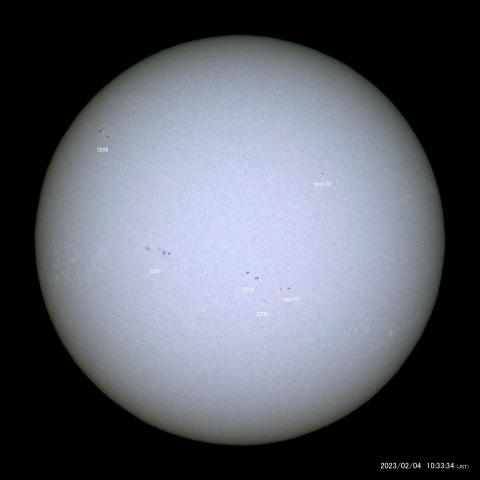 太陽黒点 (2023/02/04)