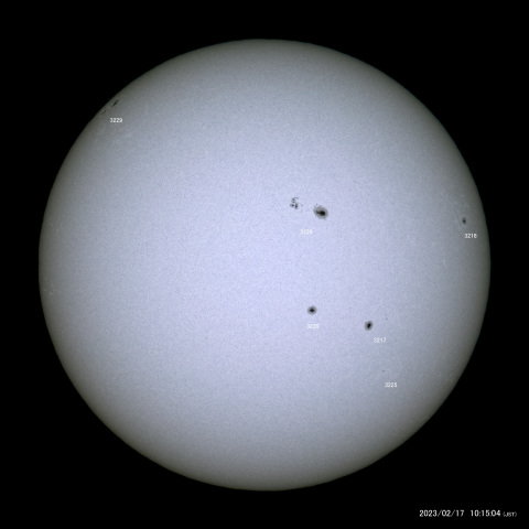 太陽黒点 (2023/02/16)