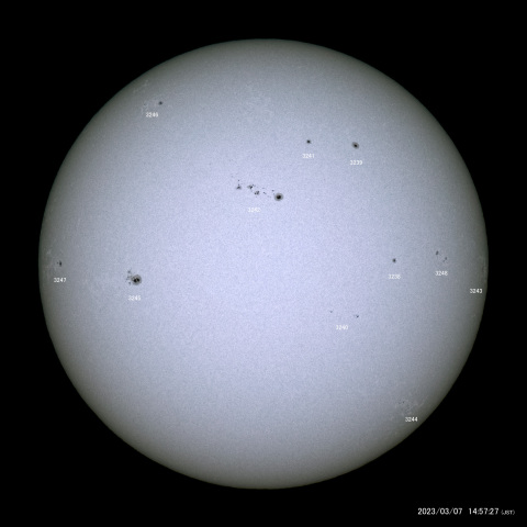 太陽黒点 (2023/03/07)