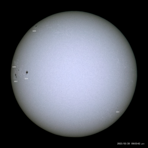 太陽黒点 (2023/03/20)