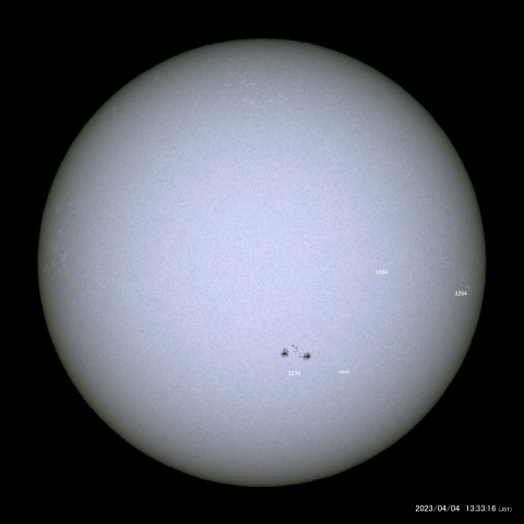 太陽黒点 (2023/04/04)