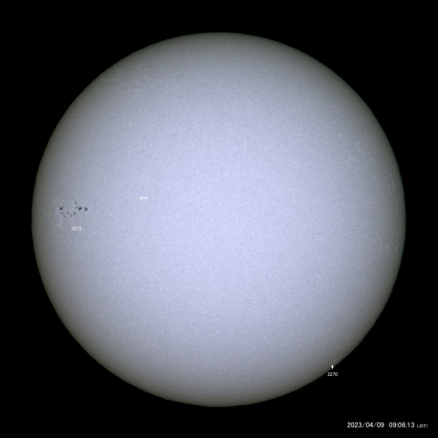 太陽黒点 (2023/04/09)