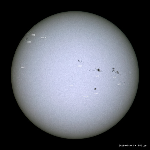 太陽黒点 (2023/05/10)