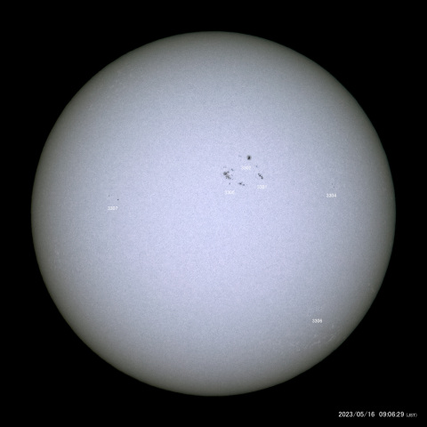 太陽黒点 (2023/05/16)