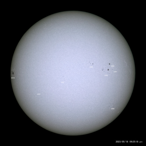 太陽黒点 (2023/05/18)